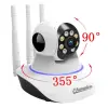 V380 2MP Full HD Wi-Fi IP Camera: 360-Degree View, Two-Way Voice, and Night Vision